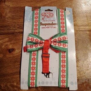Xmas Suspenders & Bowtie